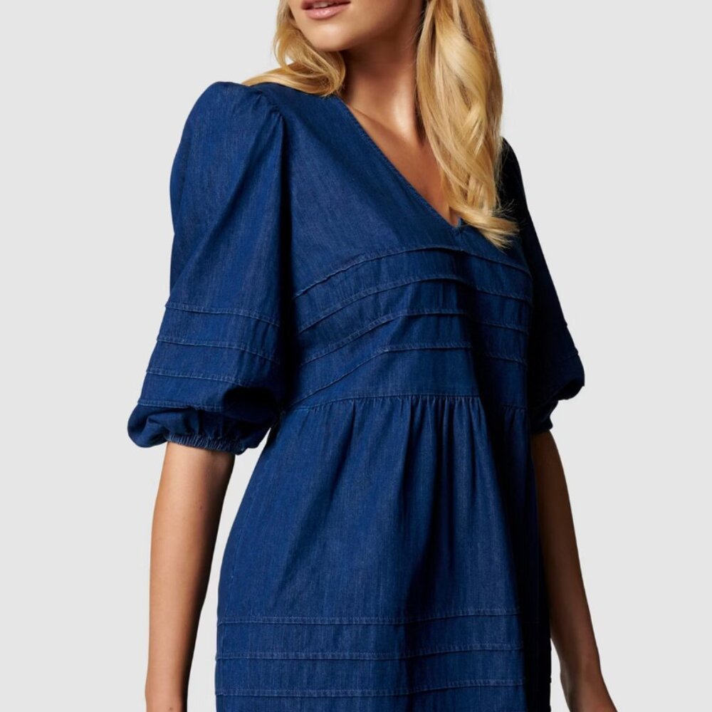 Ever New Denim Mini Dress, US 4